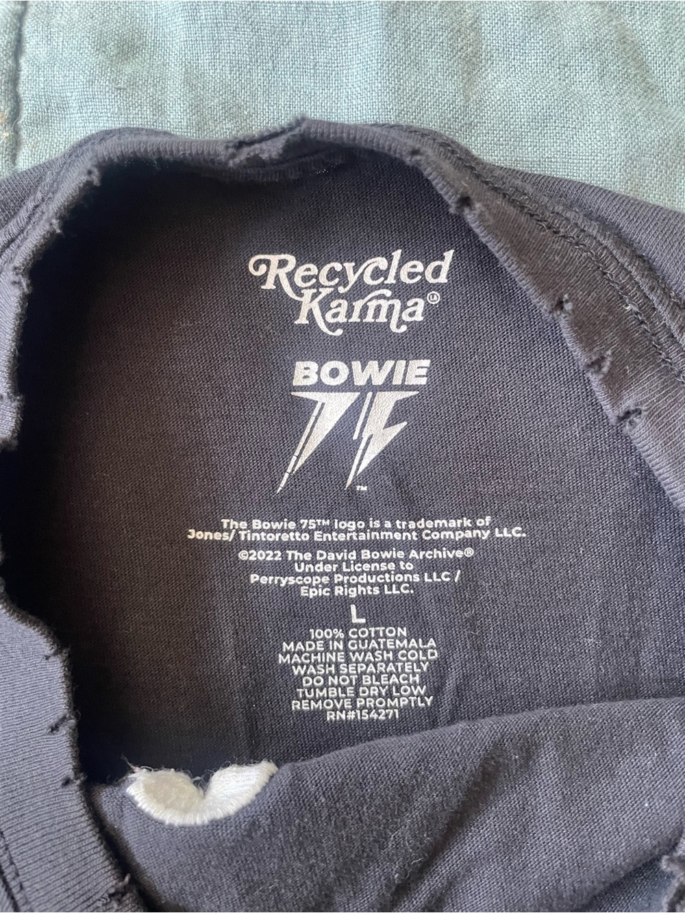 Recycled Karma Bowie Graphic Tee - Picture 4 of 4